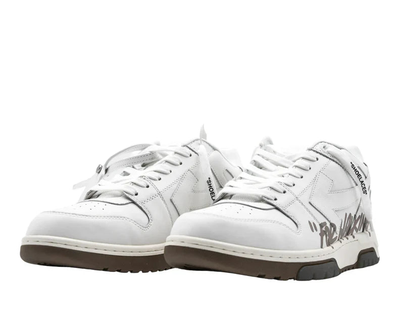 Off-White Out Of Office slogan-print lace-up