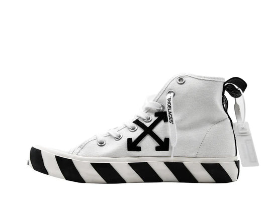 OFF-WHITE Vulcanized Mid Top White Black