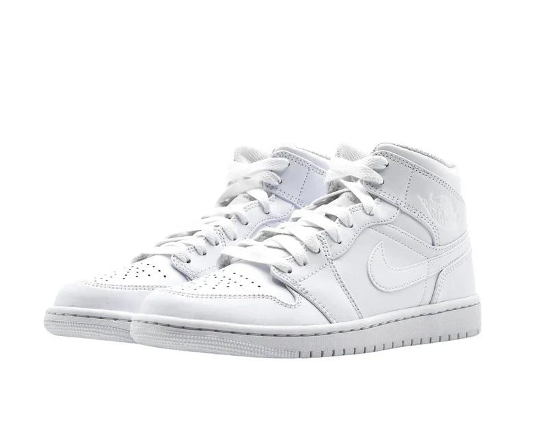 Air Jordan 1 Mid Triple White