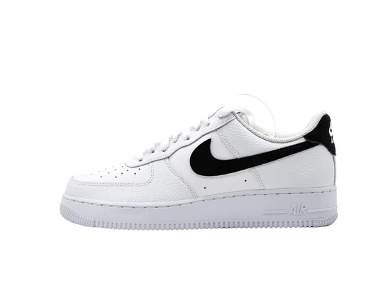 Nike Air Force 1 Low '07 White Black Pebbled Leather