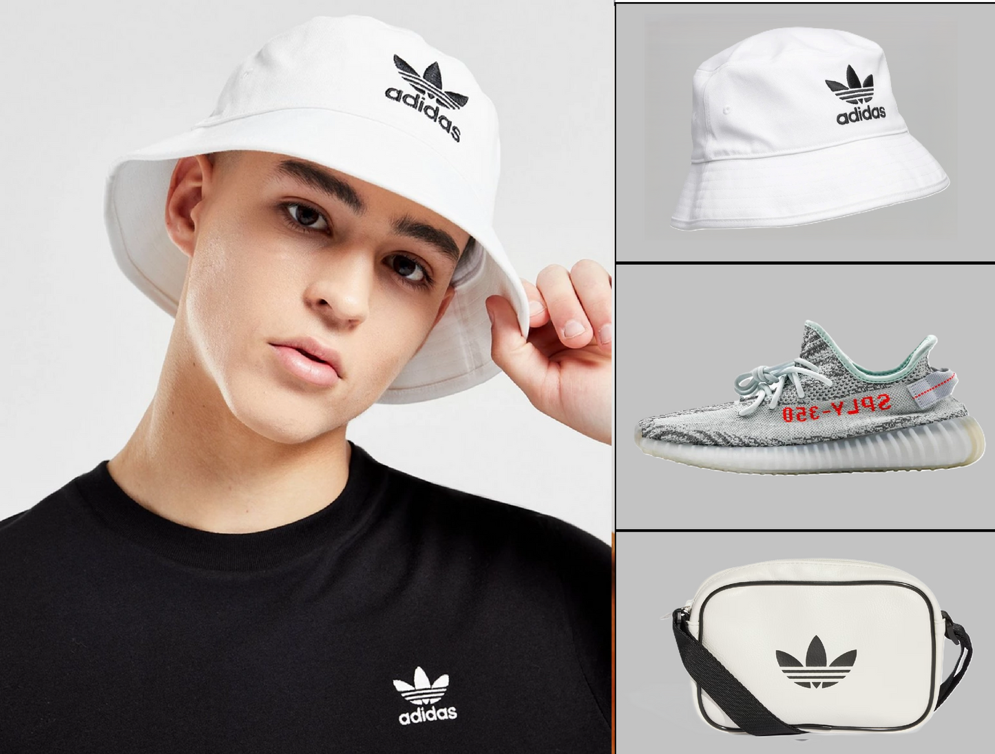 Buy 1, Get 3 - Exclusive Adidas All-White Casual Kit