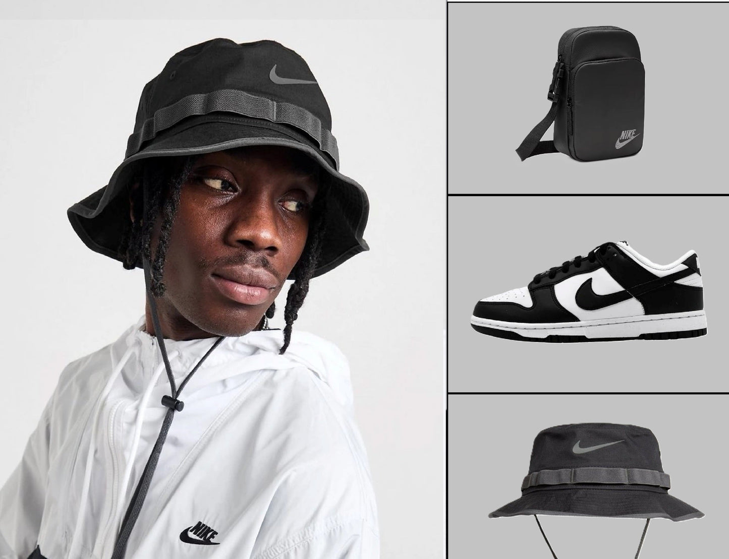 Buy 1, Get 3 - Exclusive All-Black Stylish Nike Kit