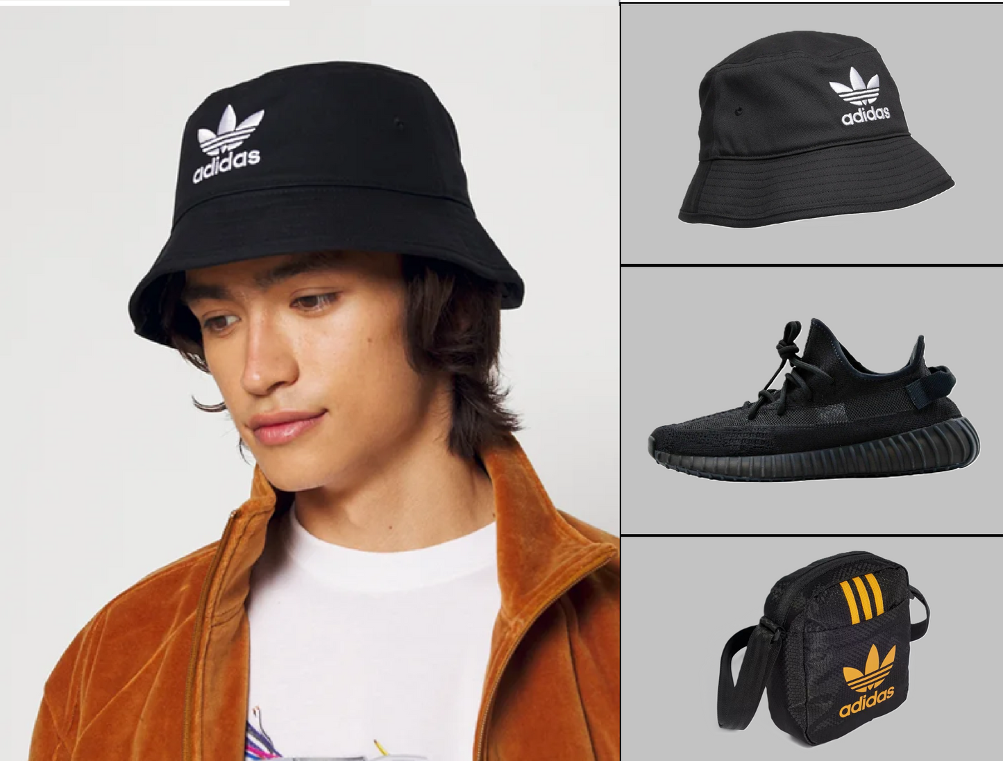 Buy 1, Get 3 - Exclusive Adidas All-Black Casual Kit